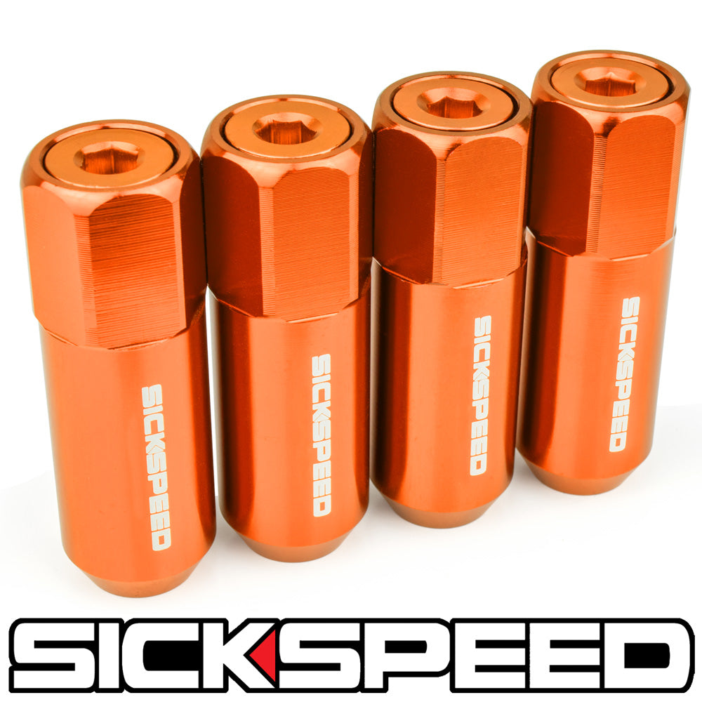 60MM ALUMINUM LUG NUTS 4PC 1/2x20-C-Dub Tech