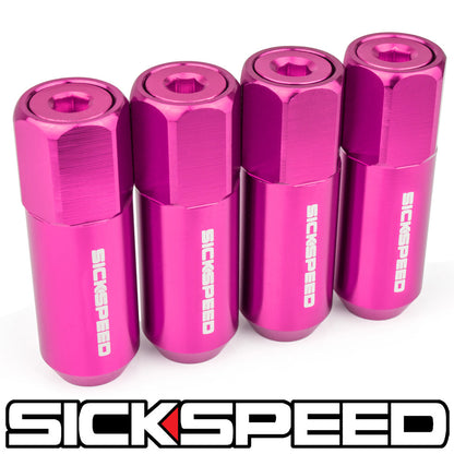 60MM ALUMINUM LUG NUTS 4PC 12X1.5-C-Dub Tech