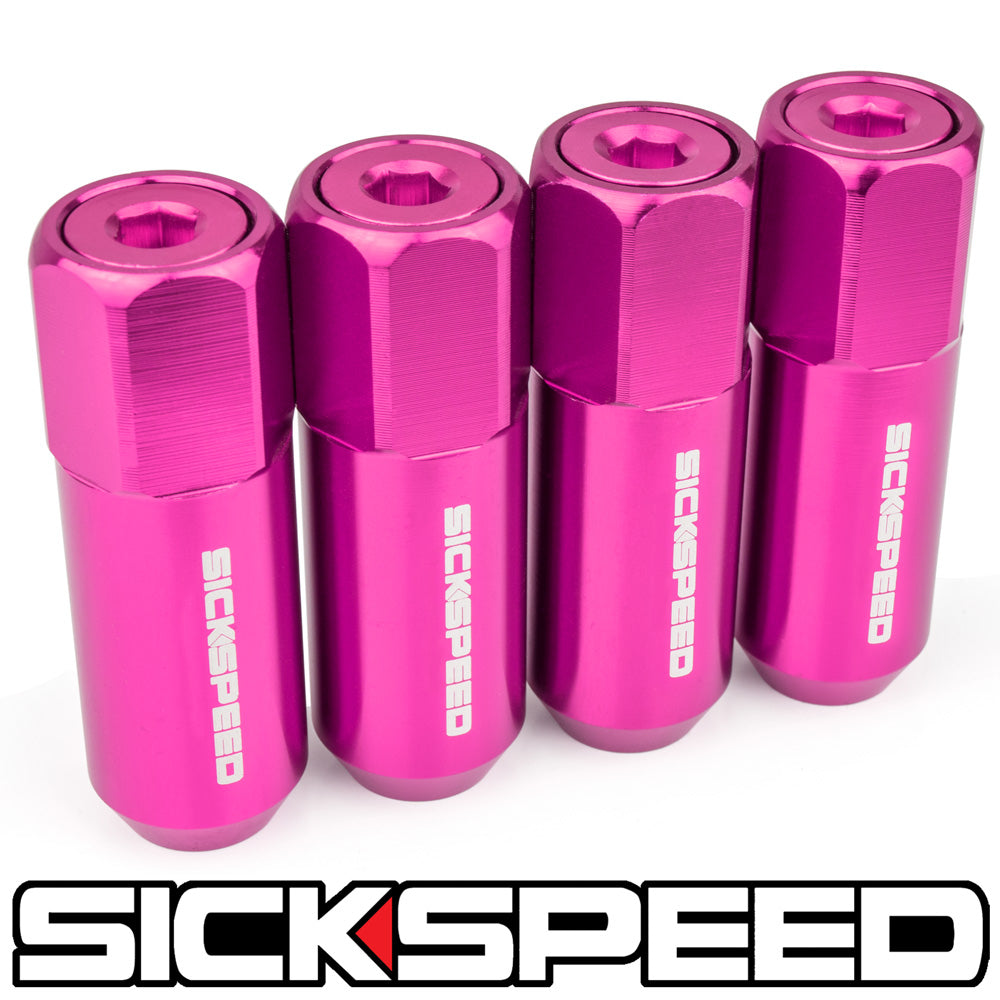 60MM ALUMINUM LUG NUTS 4PC 1/2x20-C-Dub Tech