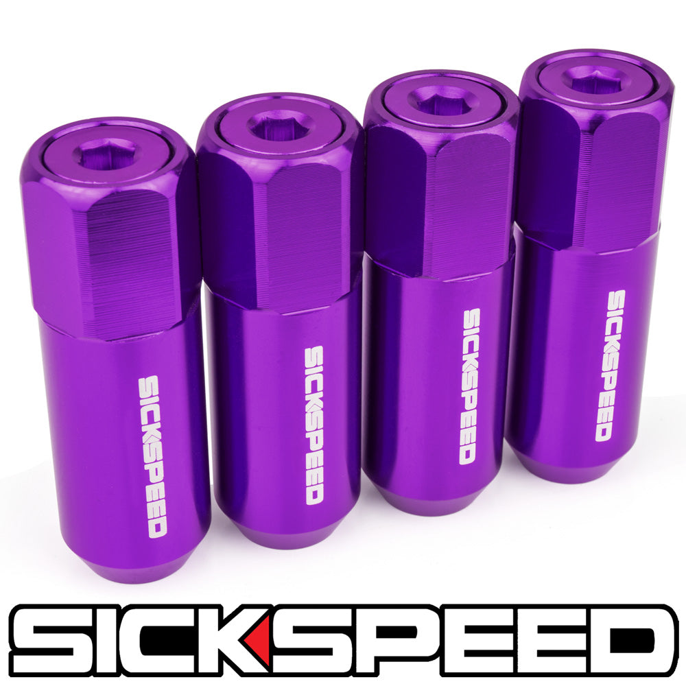 60MM ALUMINUM LUG NUTS 4PC 12X1.25-C-Dub Tech