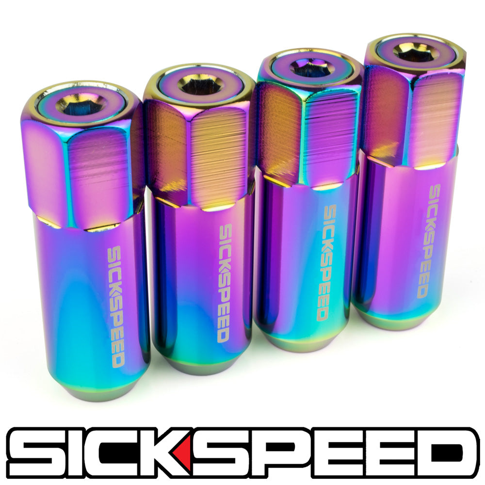 60MM ALUMINUM LUG NUTS 4PC 1/2x20-C-Dub Tech