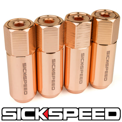 60MM ALUMINUM LUG NUTS 4PC 1/2x20-C-Dub Tech