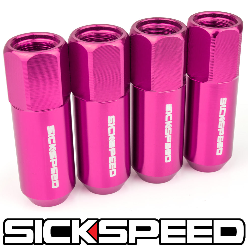 60MM ALUMINUM LUG NUTS 4PC 1/2x20-C-Dub Tech