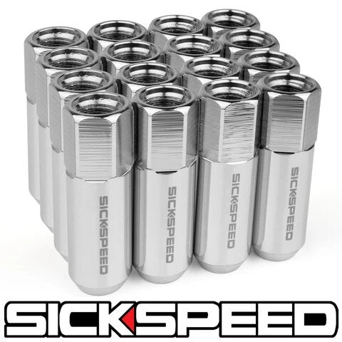 60MM Aluminum Lug Nuts 16PC 12X1.25-C-Dub Tech