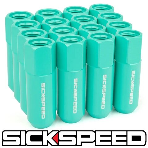 60MM Aluminum Lug Nuts 16PC 12X1.25-C-Dub Tech