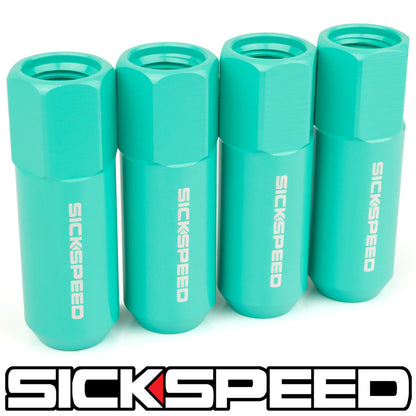 60MM ALUMINUM LUG NUTS 4PC 12X1.5-C-Dub Tech