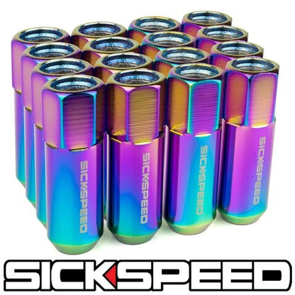 60MM Aluminum Lug Nuts 16PC 12X1.25-C-Dub Tech