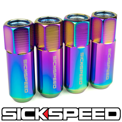 60MM ALUMINUM LUG NUTS 4PC 12X1.5-C-Dub Tech