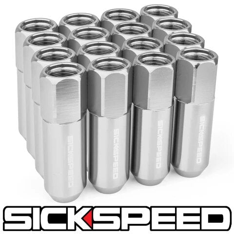 60MM Aluminum Lug Nuts 16PC 12X1.25-C-Dub Tech