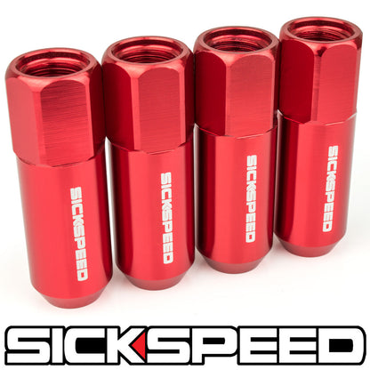 60MM ALUMINUM LUG NUTS 4PC 12X1.5-C-Dub Tech