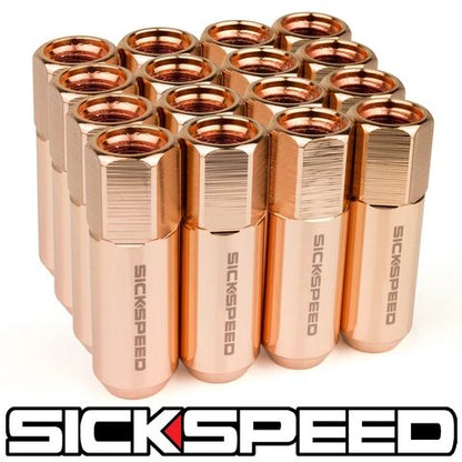 60MM Aluminum Lug Nuts 16PC 12X1.25-C-Dub Tech