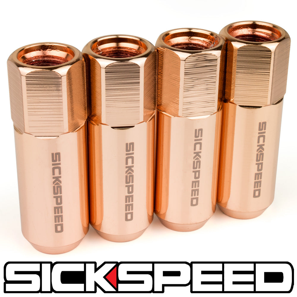 60MM ALUMINUM LUG NUTS 4PC 1/2x20-C-Dub Tech
