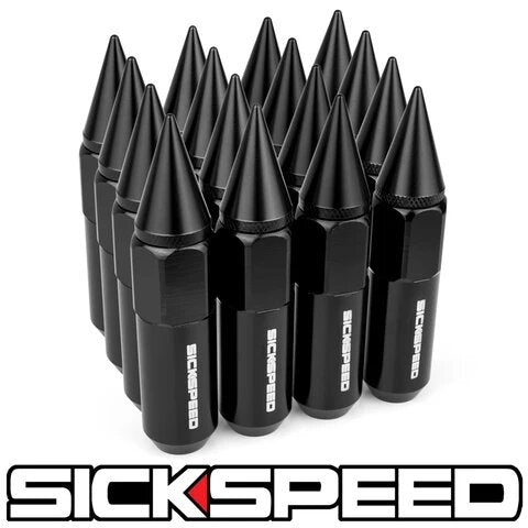 60MM Aluminum Lug Nuts 16PC 12X1.25-C-Dub Tech