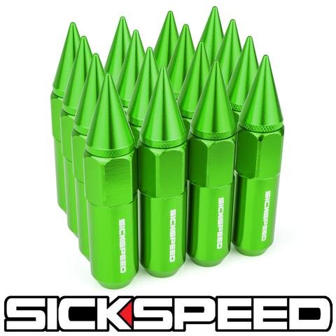 60MM Aluminum Lug Nuts 16PC 12X1.25-C-Dub Tech