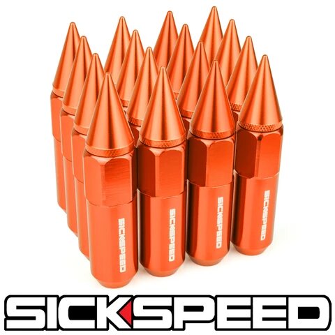 60MM Aluminum Lug Nuts 16PC 12X1.25-C-Dub Tech