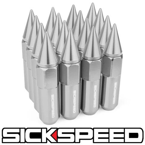 60MM Aluminum Lug Nuts 16PC 12X1.25-C-Dub Tech