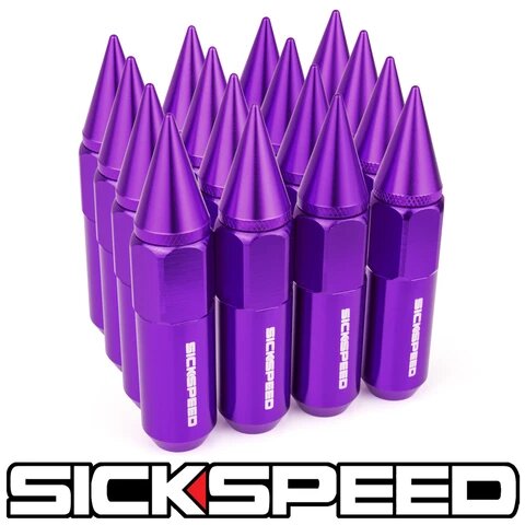 60MM Aluminum Lug Nuts 16PC 12X1.25-C-Dub Tech