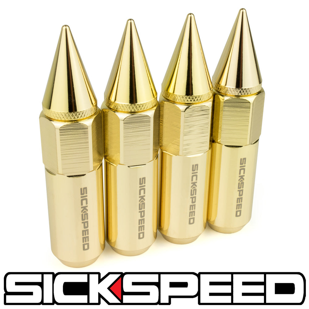 60MM ALUMINUM LUG NUTS 4PC 12X1.25-C-Dub Tech