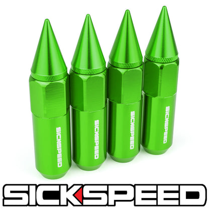 60MM ALUMINUM LUG NUTS 4PC 12X1.5-C-Dub Tech