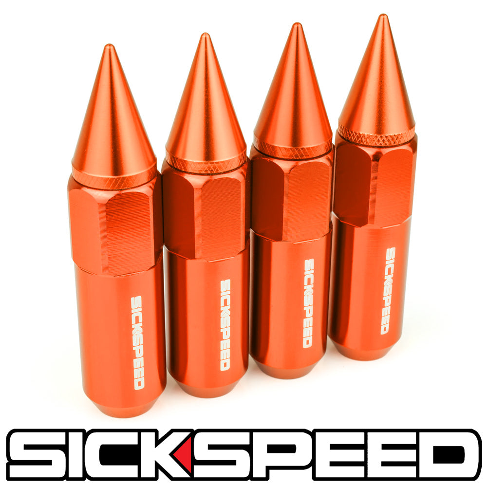 60MM ALUMINUM LUG NUTS 4PC 14X1.5-C-Dub Tech