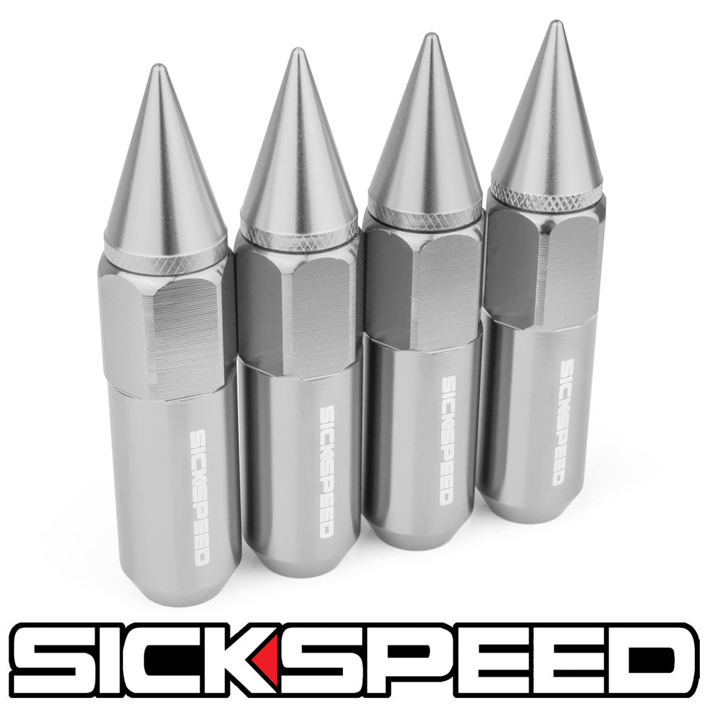60MM ALUMINUM LUG NUTS 4PC 14X1.5-C-Dub Tech