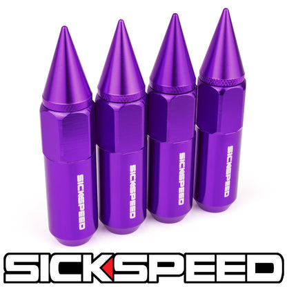 60MM ALUMINUM LUG NUTS 4PC 1/2x20-C-Dub Tech