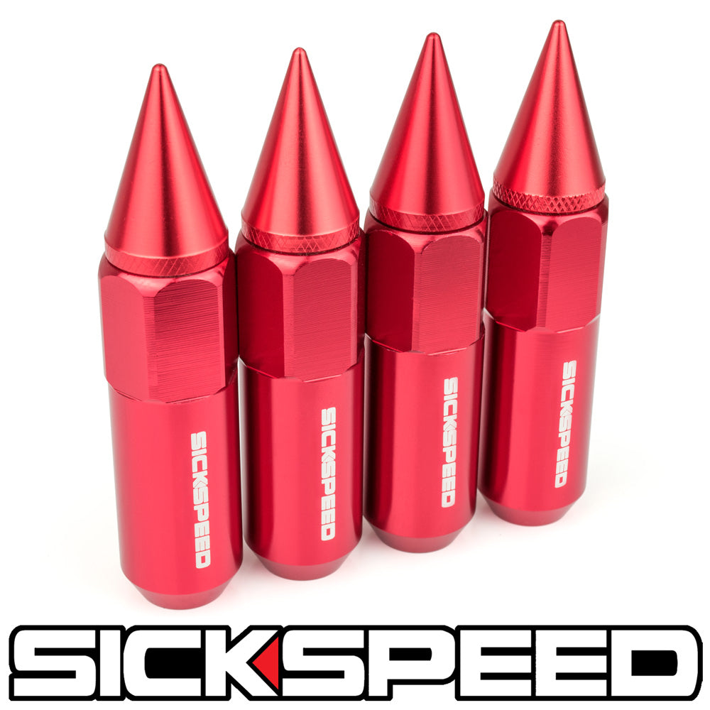 60MM ALUMINUM LUG NUTS 4PC 1/2x20-C-Dub Tech