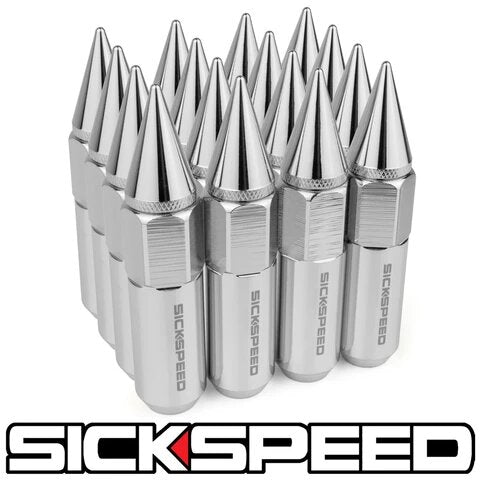60MM Aluminum Lug Nuts 16PC 12X1.25-C-Dub Tech