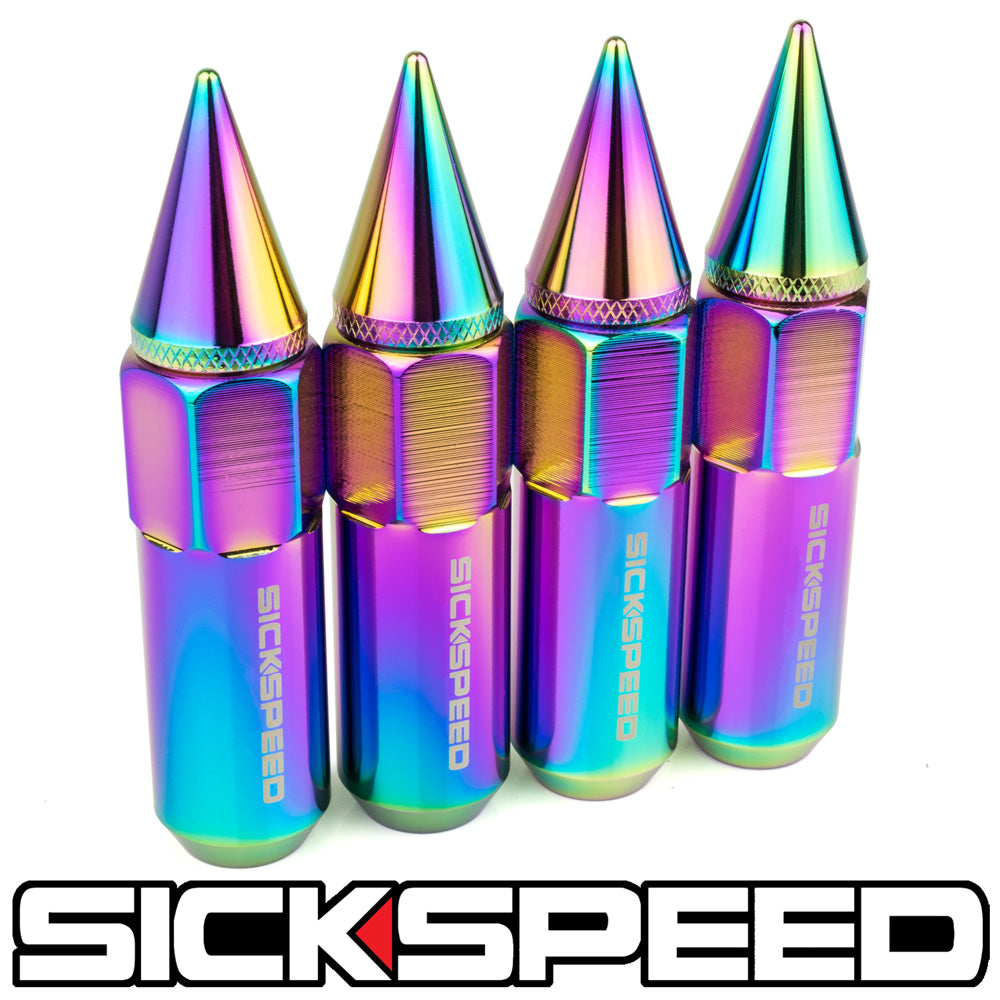 60MM ALUMINUM LUG NUTS 4PC 14X1.5-C-Dub Tech