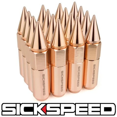 60MM Aluminum Lug Nuts 16PC 12X1.25-C-Dub Tech
