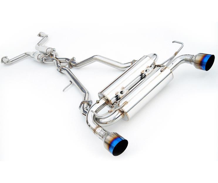 Invidia 07+ Infiniti G37 Coupe Gemini Rolled Stainless Steel Tip - HS07IG7GIS