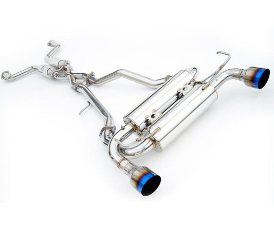 Invidia 02-08 Nissan 350z Gemini Rolled Stainless Steel Tip Cat-back - HS02N3ZGIS