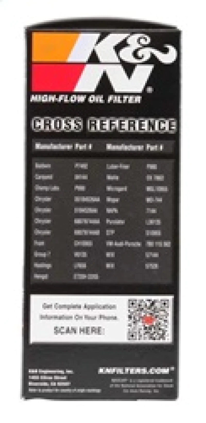 K&N 11-13 Chrysler 200/300 3.6L / 11-13 Dodge Durango 3.6L - PS-7025
