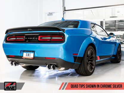AWE Tuning 2015+ Dodge Challenger 6.4L/6.2L Non-Resonated Touring Edition Exhaust - 3020-42074-C-Dub Tech