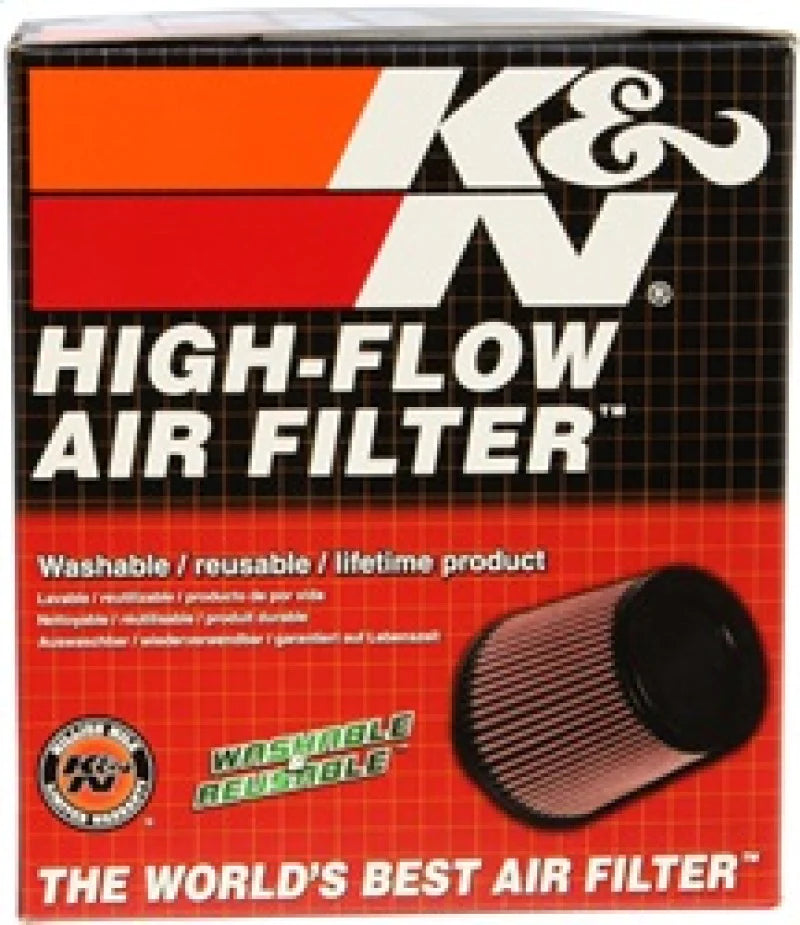 K&N Round Tapered Universal Air Filter 4in Flange ID x - RP-4980