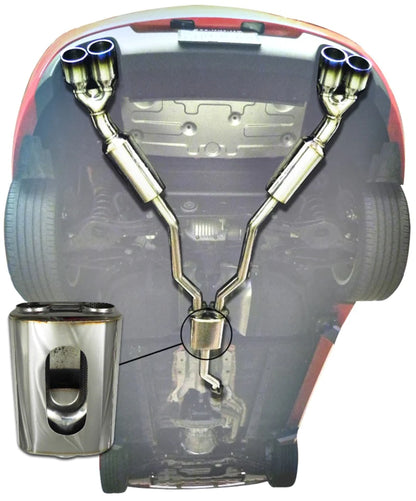 Injen 10-13 Hyundai Genesis Coupe 2.0L(t) 4cyl SS Exhaust w/ - SES1386TT
