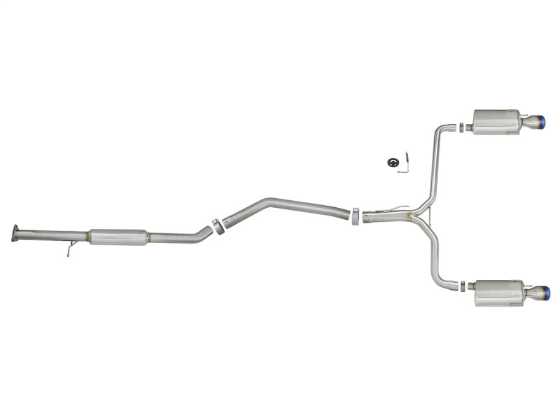 aFe Takeda 2.5-1.75in 304 SS Cat-Back Exhaust System 13-17 Honda - 49-36605-L-C-Dub Tech