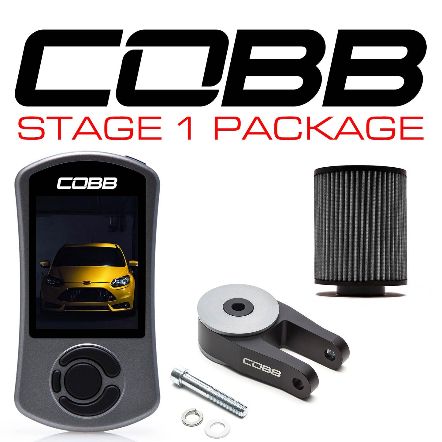 Cobb Stage 1 Power Package w/Accessport V3 - Ford Focus ST 2013-2018