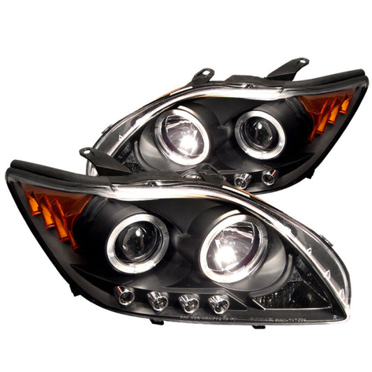 Spyder Scion TC 05-07 Projector Headlights LED Halo -Replaceable LEDs - 5011961