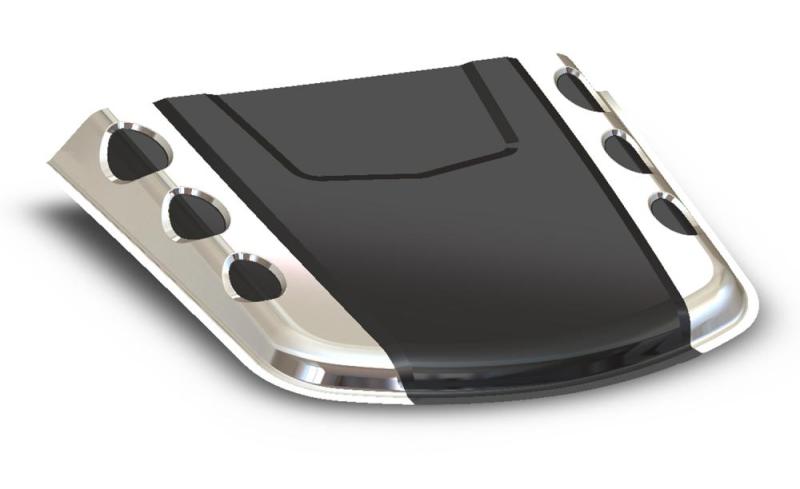 AVS Universal Hood Scoop - Smoke - 80012-C-Dub Tech