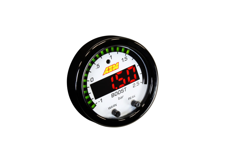 AEM X-Series Boost Pressure -30inHg 35psi Gauge - 30-0306