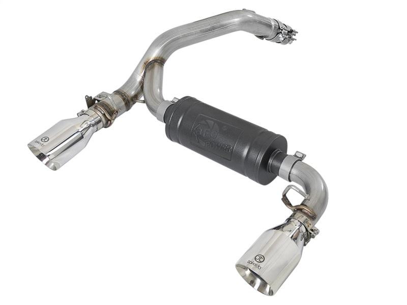 aFe Takeda 3in 304 SS Axle-Back Exhaust System w/ Polished - 49-33104-P