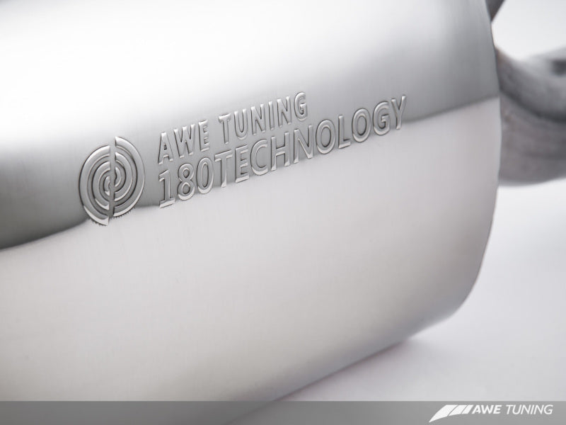 AWE Tuning Audi B8 A4 Touring Edition Exhaust - Single - 3015-22010-C-Dub Tech