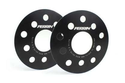Perrin Subaru 5x114.3/5x100 3mm Slip-On Wheel Spacers - w/ 56mm - PSP-WHL-103BK