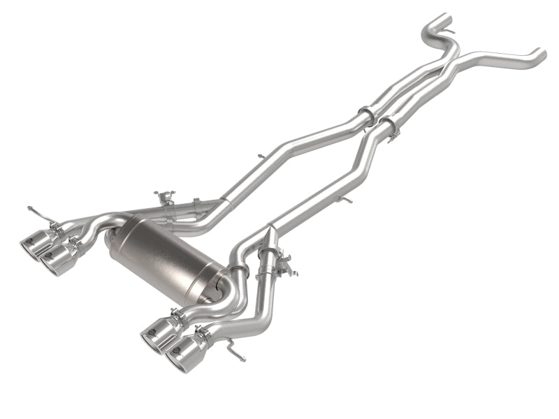 aFe MACHForce XP Exhausts Cat-Back SS 21 BMW M2 Competition - 49-36351-P-C-Dub Tech