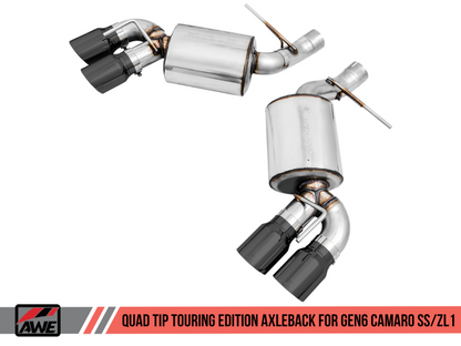 AWE Tuning 16-19 Chevrolet Camaro SS Axle-back Exhaust - Touring - 3015-43115-C-Dub Tech