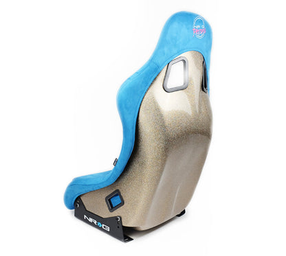 NRG FRP Bucket Seat ULTRA Edition - Medium (Blue Alcantara/Pearlized - FRP-303BL-ULTRA