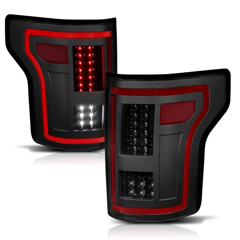 ANZO 15-17 Ford F-150 LED Taillights - Smoke - 311294