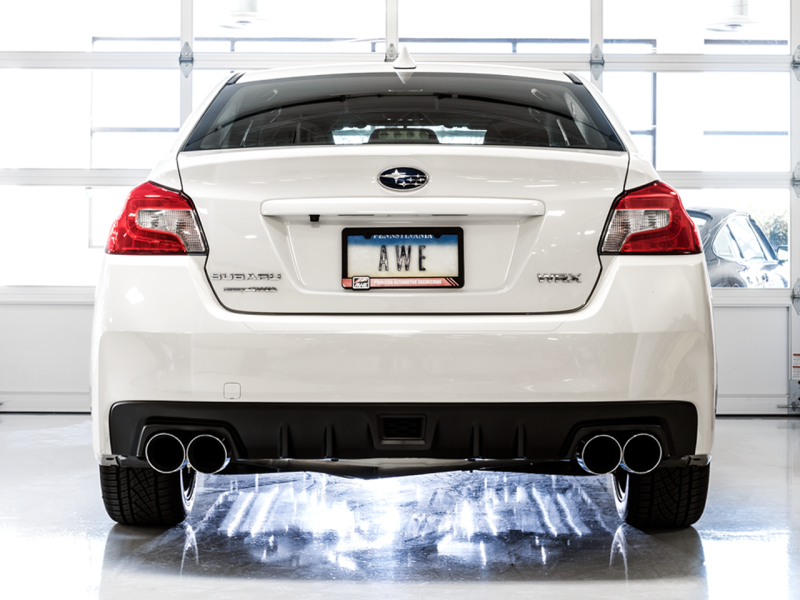 AWE Tuning Subaru WRX/STI VA/GV Sedan Track Edition Exhaust - - 3020-42058-C-Dub Tech