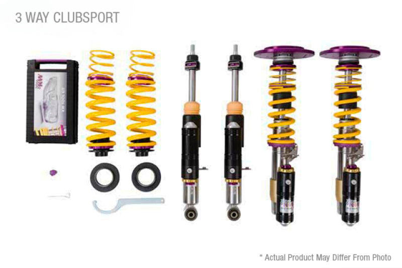 KW Porsche 911 991.1 GT3 RS Clubsport Coilover Kit 3-Way KWSHP65 - 39771286